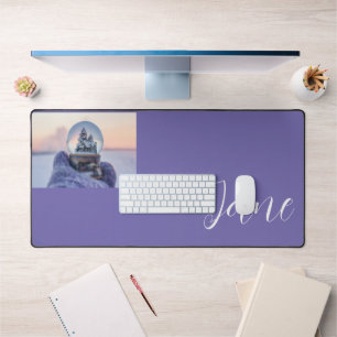 Schneeball Weihnachtsbaum Winterschnee Schreibtischunterlage