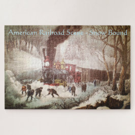 Schneeballbahn großes Puzzle