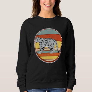 SchneeballdruckRetro-Vintager Stil Sweatshirt