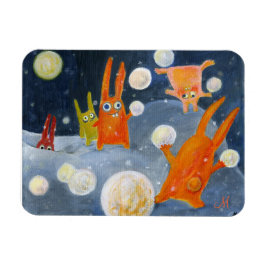 Schneebälle Magnet