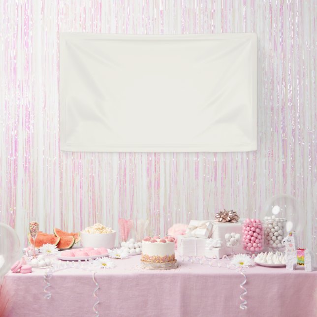 Schneeballfarbe Banner (Party)
