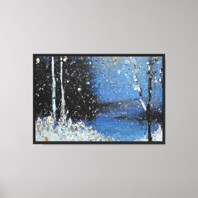 Schneeballgepanzerte Leinwand (Vorderseite)