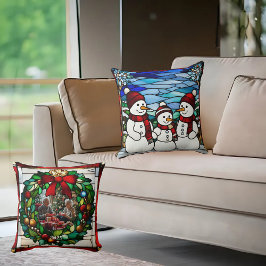 Schneeballglas, Imitate aus festem Glas Kissen