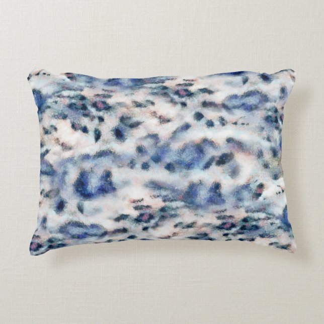 Schneeballmuster für Tiere Dekokissen (Vorderseite)