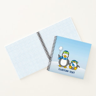 Schneeballpinguine Notizbuch