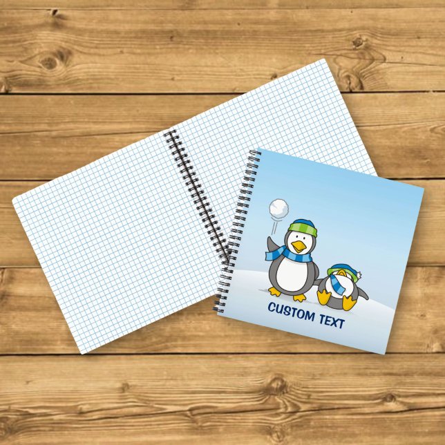 Schneeballpinguine Notizbuch (Von Creator hochgeladen)