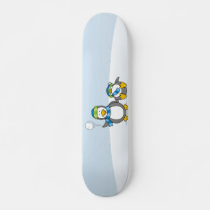 Schneeballpinguine Skateboard