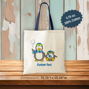 Schneeballpinguine-Totentasche Tragetasche