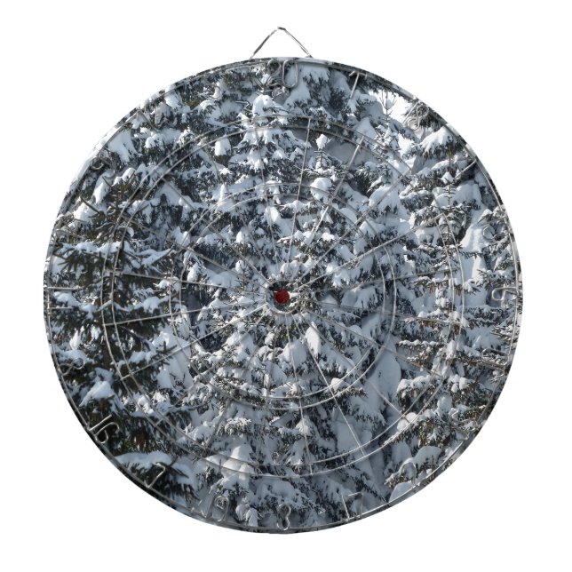 Schneeballstruktur Dartscheibe (vorne)