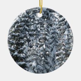 Schneeballstruktur Keramik Ornament