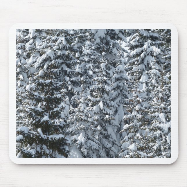 Schneeballstruktur Mousepad (Vorne)