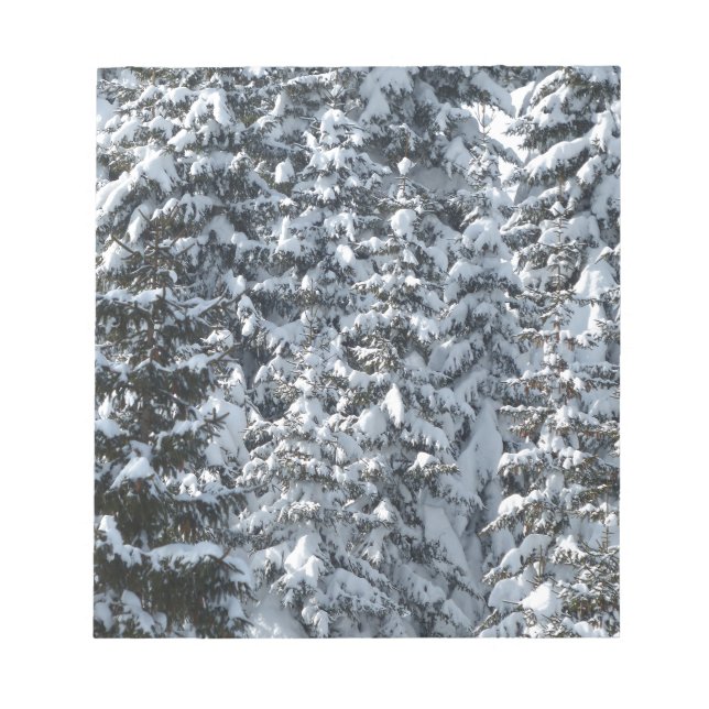 Schneeballstruktur Notizblock (Vorderseite)