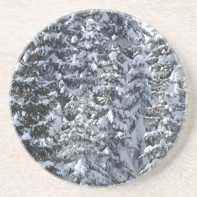 Schneeballstruktur Untersetzer (Vorne)