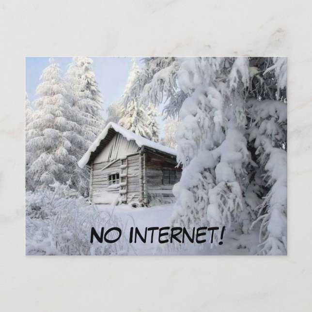 Schneeband Postkarte (Vorderseite)