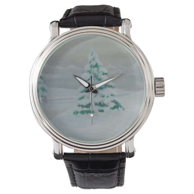Schneebau Armbanduhr (Vorderseite)