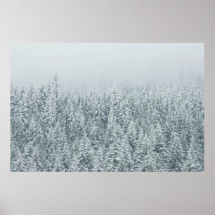 SCHNEEBÄUME POSTER