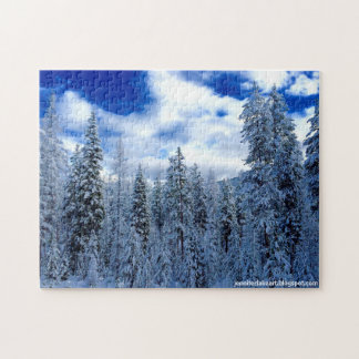 Schneebäume Puzzle