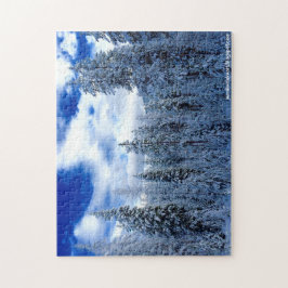 Schneebäume Puzzle