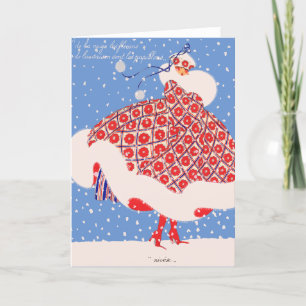Schneebedeckt Feiertagskarte