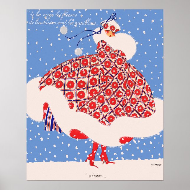 Schneebedeckt Poster (Vorne)