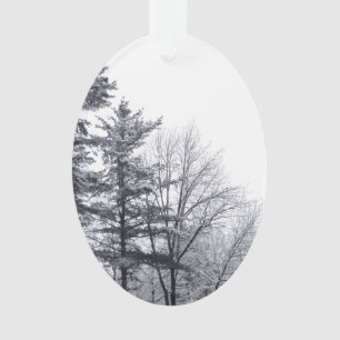 Schneebedeckte Bäume: Vertikal Ornament