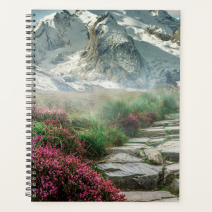 Schneebedeckte Berge Planer