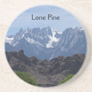Schneebedeckte Berge von Lone Pine    Getränkeuntersetzer
