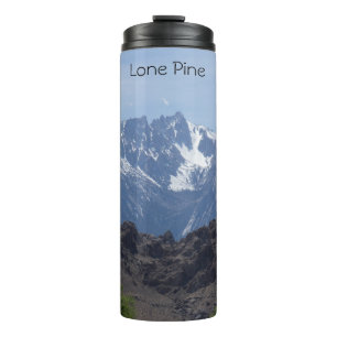 Schneebedeckte Berge von Lone Pine     Thermosbecher