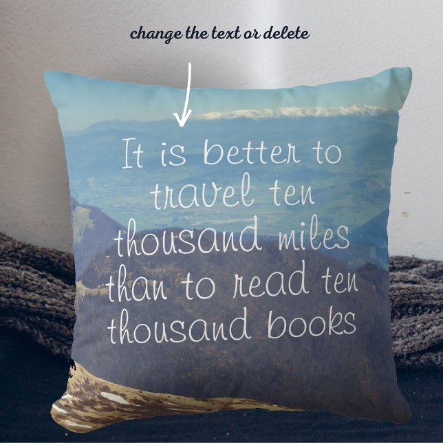 Schneebedeckte Berggipfel Kissen (Von Creator hochgeladen)