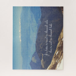 Schneebedeckte Berggipfel Puzzle