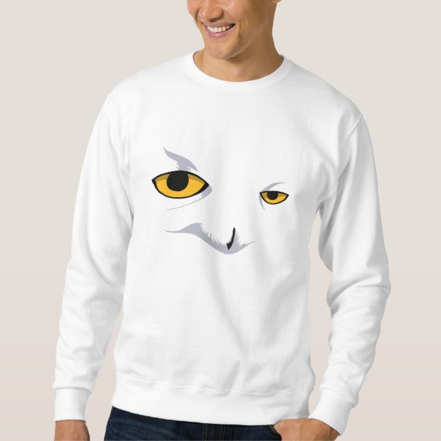 SCHNEEBEDECKTE EULE grundlegendes Sweatshirt (Vorderseite)
