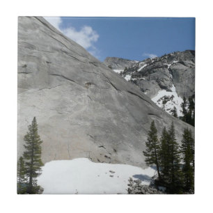 Schneebedeckte Granit Dome I im Yosemite National Fliese