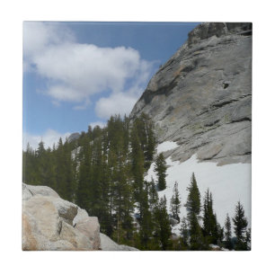 Schneebedeckte Granit Dome II Yosemite National Pa Fliese