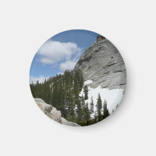 Schneebedeckte Granit Dome II Yosemite National Pa Magnet