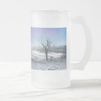 Schneebedeckte Ozark Hills Mattierte Tasse Glass B
