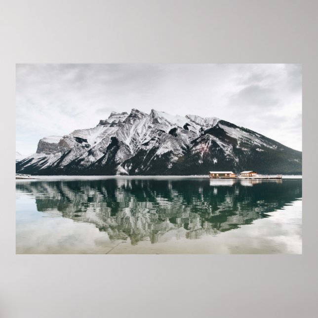 SCHNEEBEDECKTER BERG POSTER (Vorne)