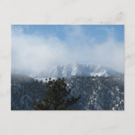 Schneebedeckter Berg Postkarte