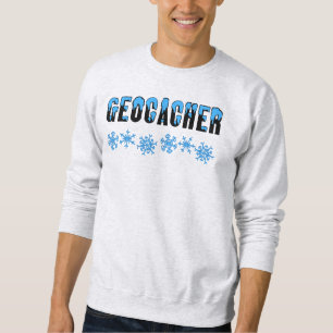Schneebedeckter Geocacher Sweatshirt