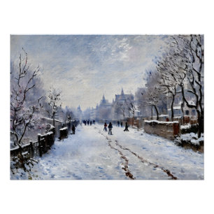 Schneebedecktes Argenteuil Poster