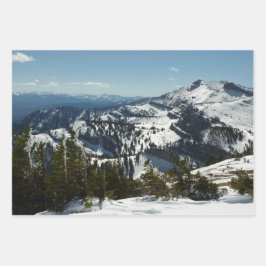 Schneebedeckungen des Grand Teton Mountains II Fot Geschenkpapier Set