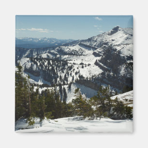 Schneebedeckungen des Grand Teton Mountains II Fot Magnet