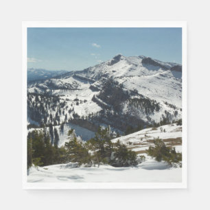 Schneebedeckungen des Grand Teton Mountains II Fot Serviette