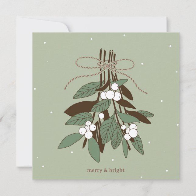 Schneebeeren. Karte. (Vorderseite)