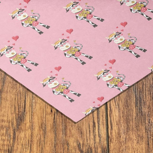 Schneebell in Liebe, rosa Papiertaschentuch Seidenpapier (Von Creator hochgeladen)