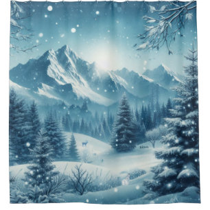 Schneeberg Duschvorhang