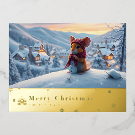 Schneeberg Rote Maus Postkarte O