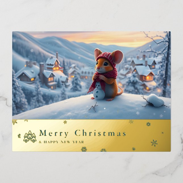 Schneeberg Rote Maus Postkarte O (Vorderseite)