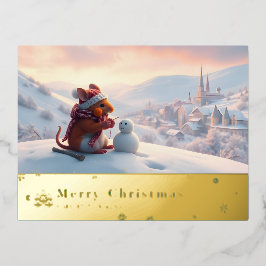 Schneeberg Rote Maus Postkarte T