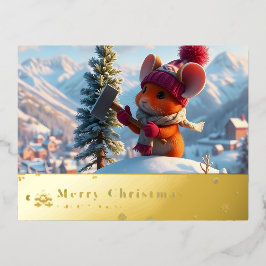 Schneeberg Rote Maus Postkarte W
