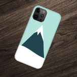 Schneeberg Skandinavier Winter Minimalistisch Blue Case-Mate iPhone Hülle<br><div class="desc">Einfache,  stilvolle Schnee-Bergi-Gehäuse mit einer trendigen grafischen Abbildung eines Berges in marineblau,  einem weißen schneebedeckten Gipfel und einem hellblauen Himmelshintergrund in einem minimalistischen skandinavischen Design-Stil.</div>